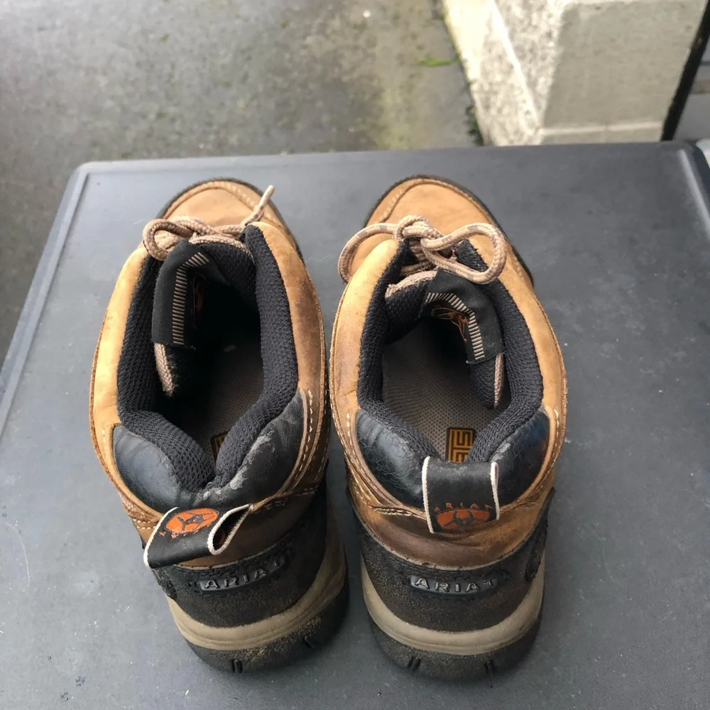 ARIAT Terrain ATS Style 70024 Brown Leather Hiking Work Boots Women’s Size 7.5B - Picture 7 of 13